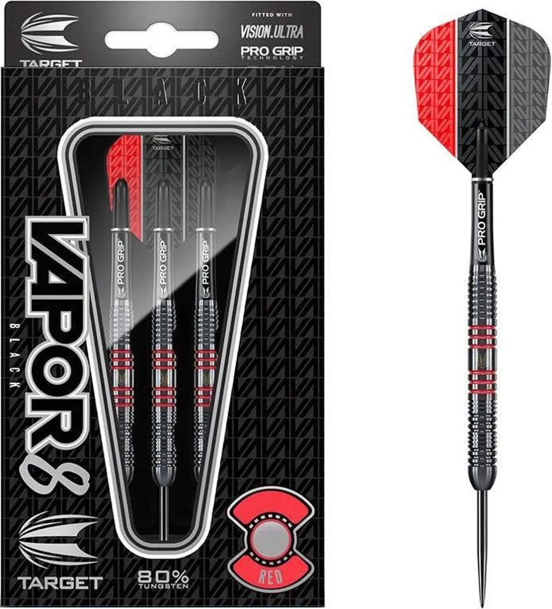 Target Vapor-8 Dartpijlen 25g - 3 Stuks
