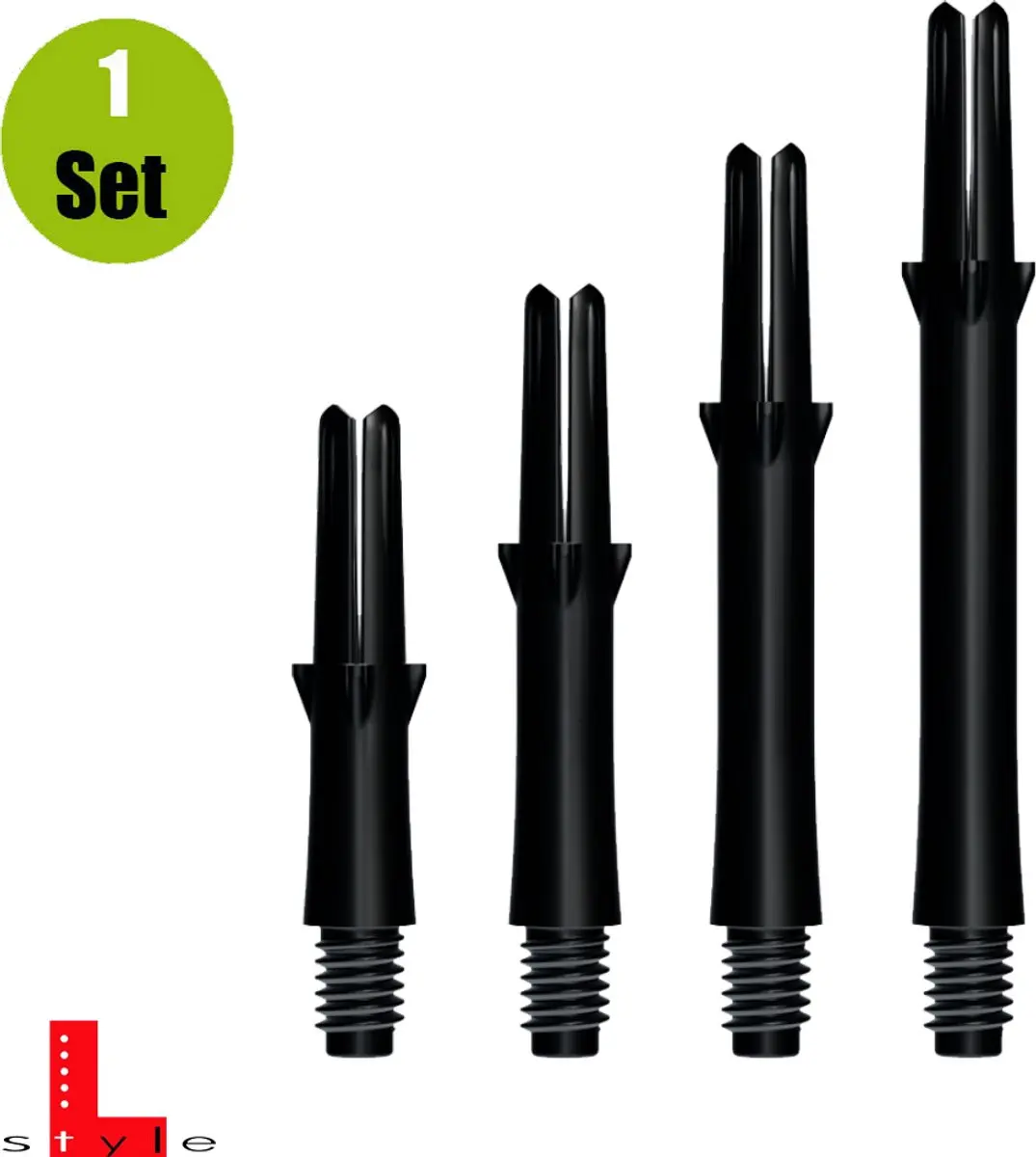 L-Style L-Shaft Locked Straight Dart Shafts SL5001 - 3 Stuks