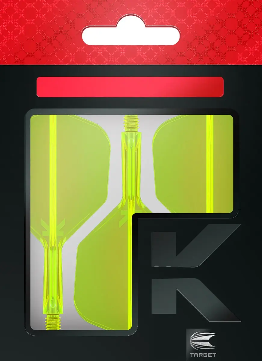 Target K-Flex NO6 Dart Flights - Geel - 3 Stuks