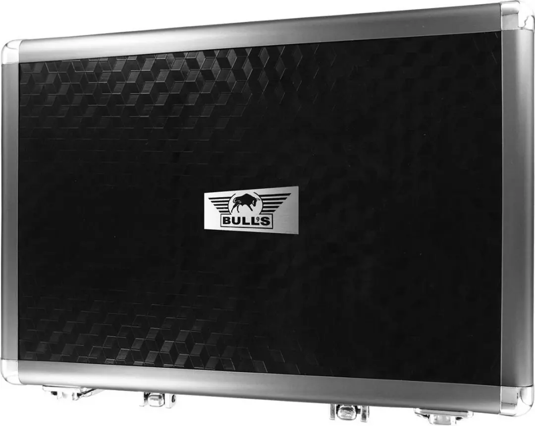 Bull's Secuda Case BU-66369 Aluminium Dartcase - Large - Zwart/Zilver