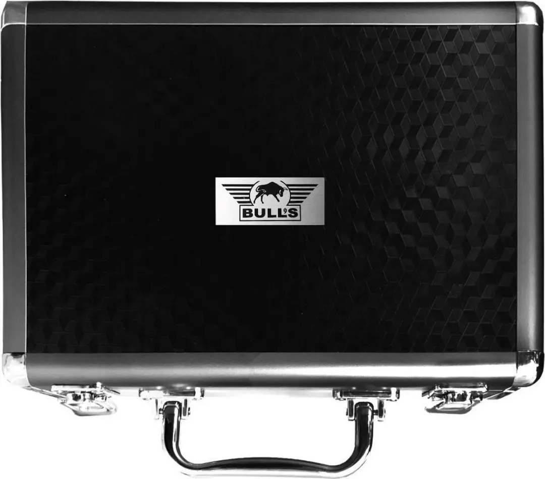 Bull's Secuda Case BU-66369 Aluminium Dartcase - Large - Zwart/Zilver