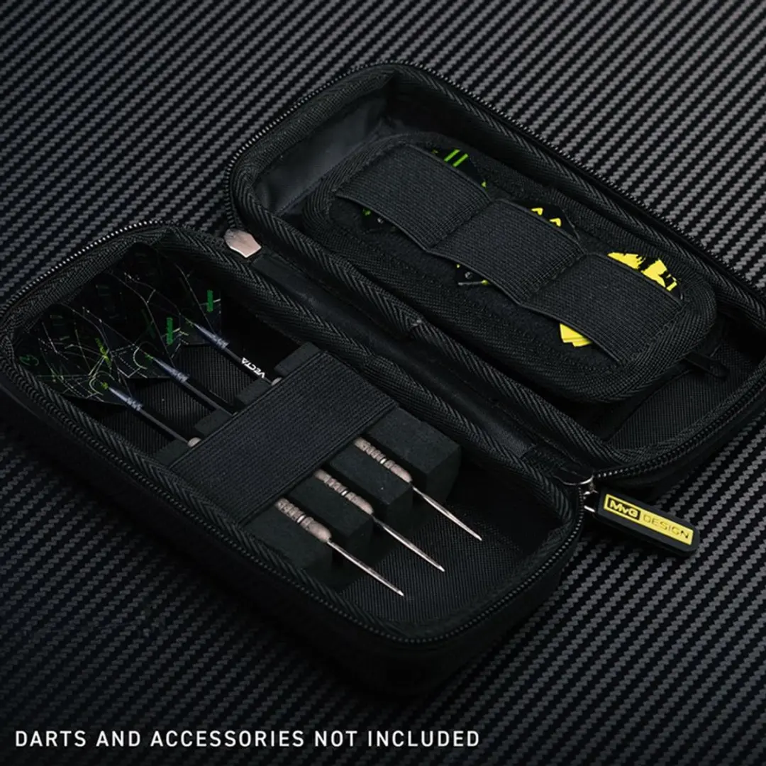 Winmau Michael van Gerwen G1 Armor Dart Case - Zwart/ Groen
