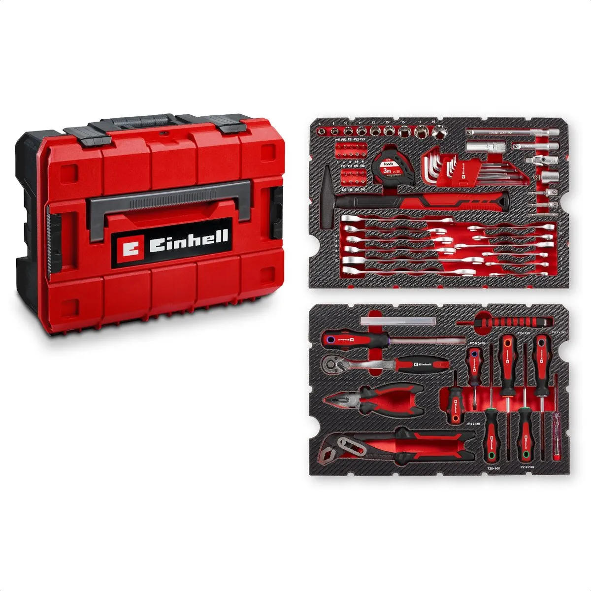 Einhell E-CASE Gereedschapskoffer 80-delig