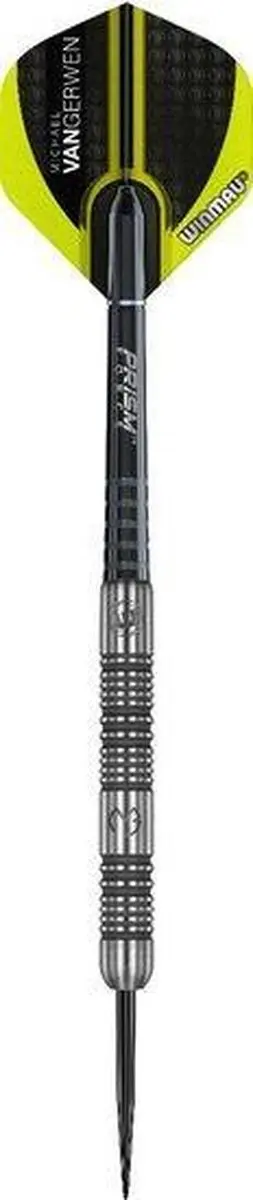 Winmau Michael van Gerwen Authentic Dartpijlen 3 Stuks - Zwart/Groen