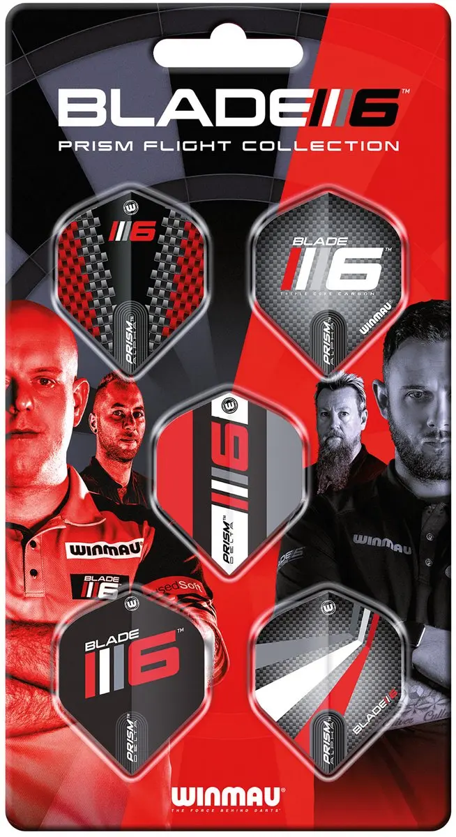 Winmau Blade 6 Flight Collection Dart Flights 3 Stuks