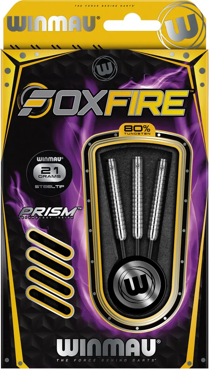 Winmau Foxfire 80% A Dartpijlen - 3 Stuks