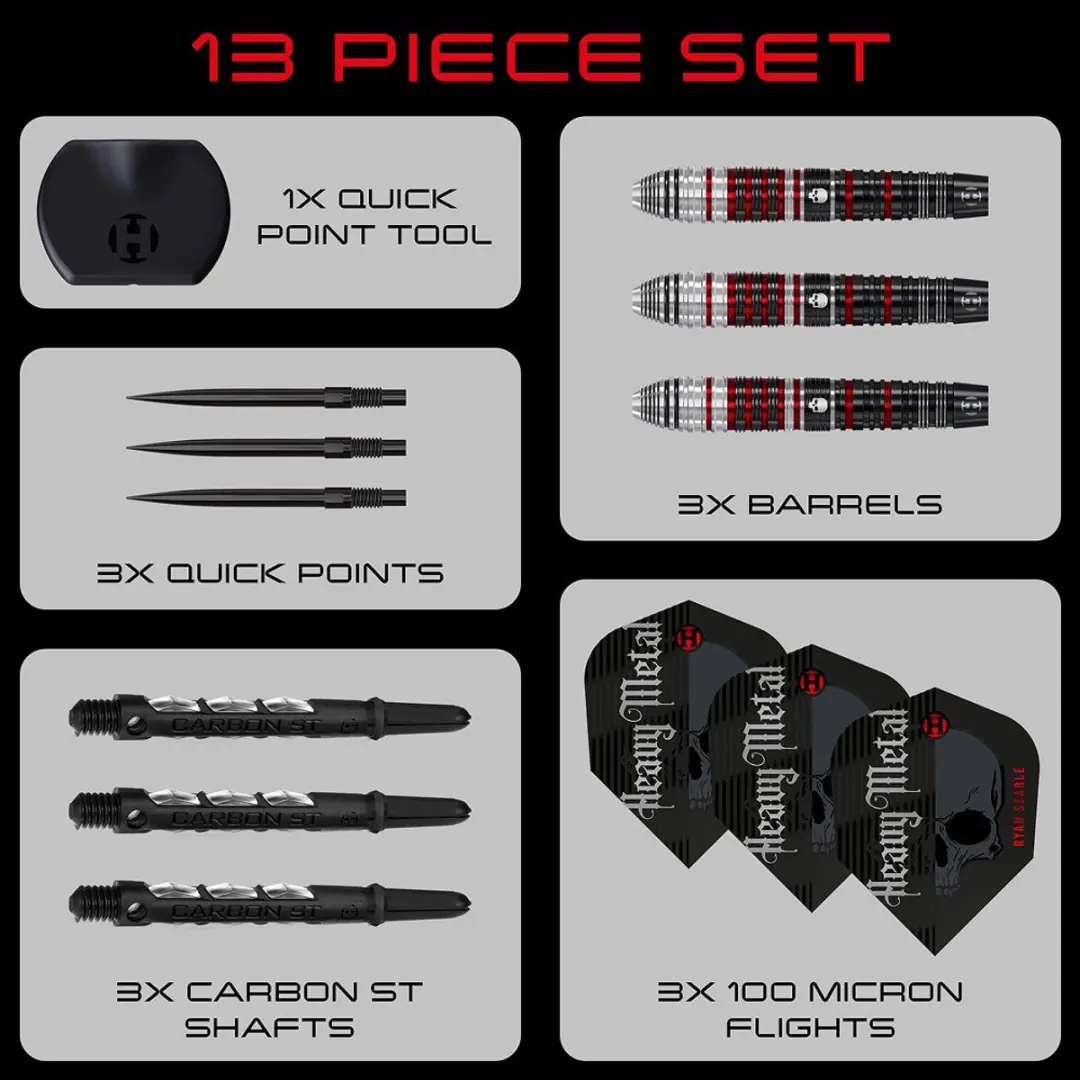 Harrows Ryan Searle Series 2 BD85824-QP Darts - 24g - 3 Stuks