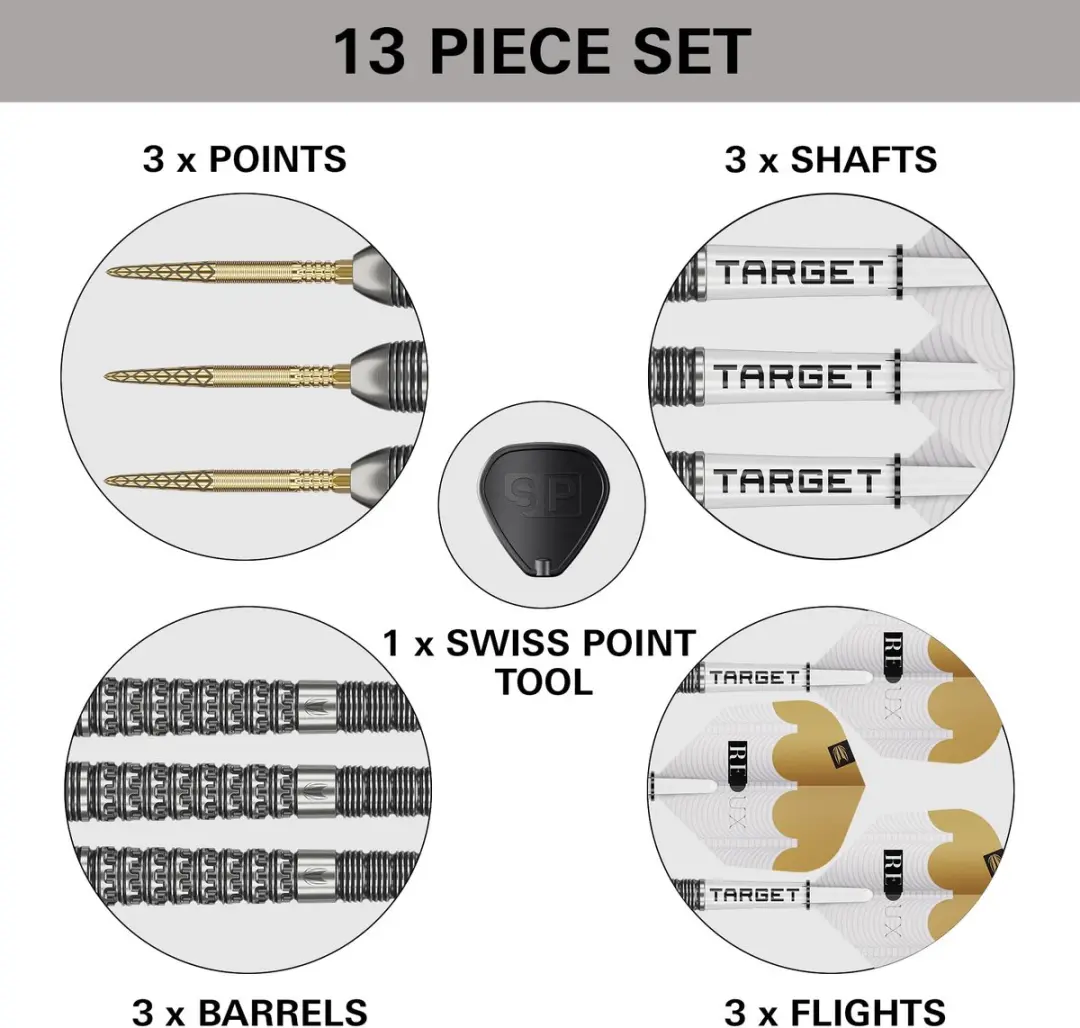 Target Redux 90% Tungsten Darts 22G Barrel 03 - 3 Stuks