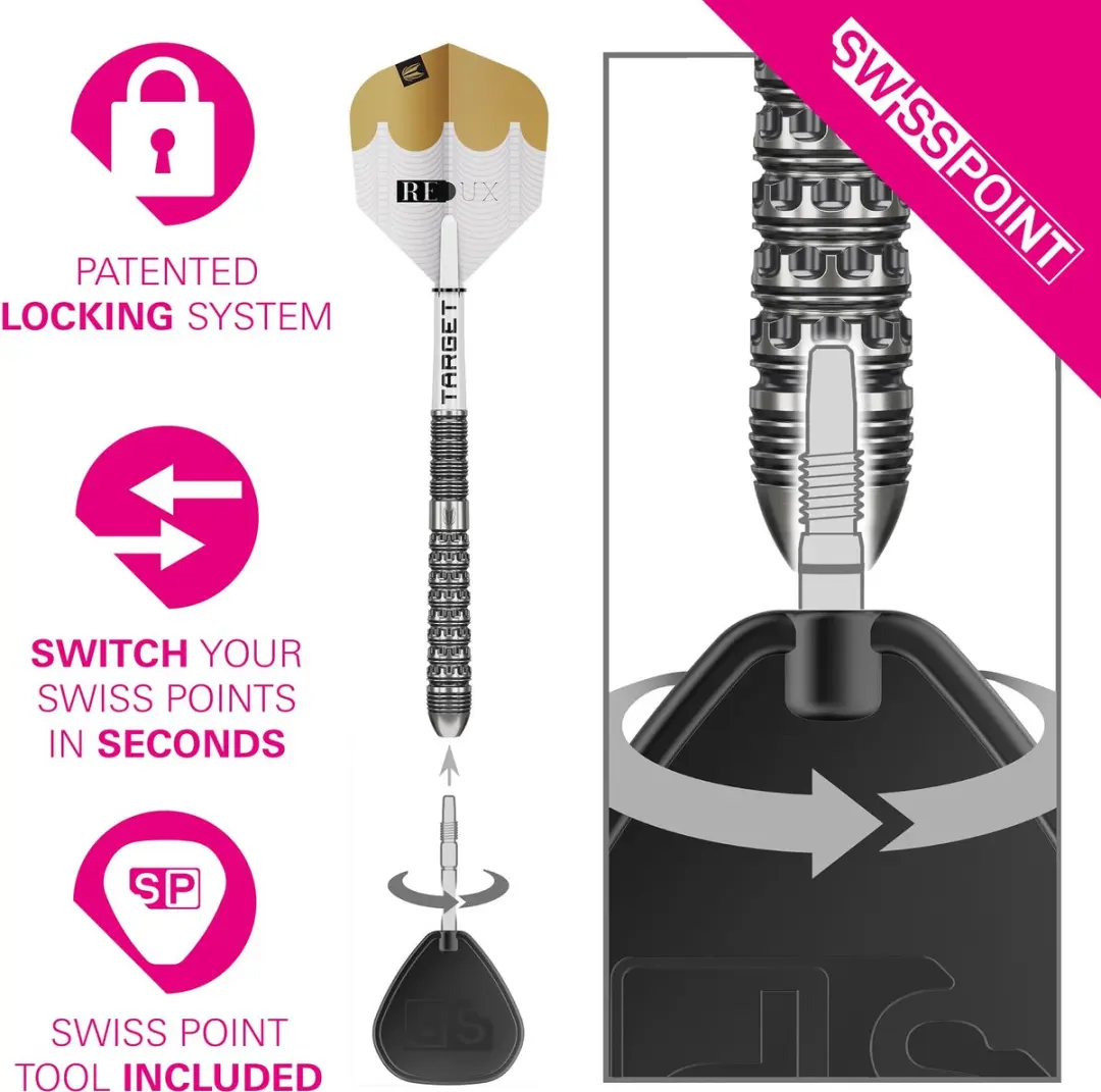 Target Redux 90% Tungsten Darts 22G Barrel 03 - 3 Stuks