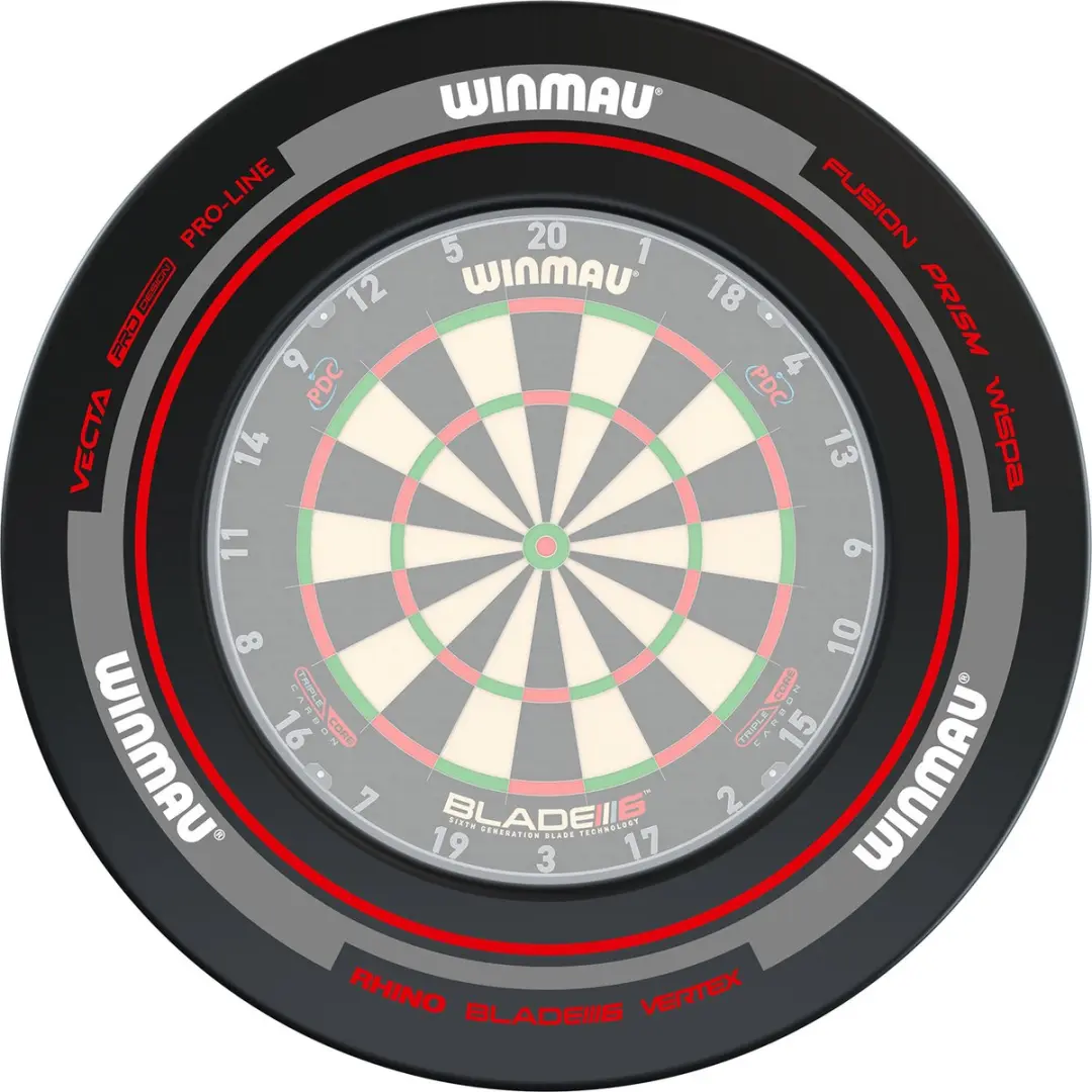 Winmau Advance Dart Surround - Rood/Zwart