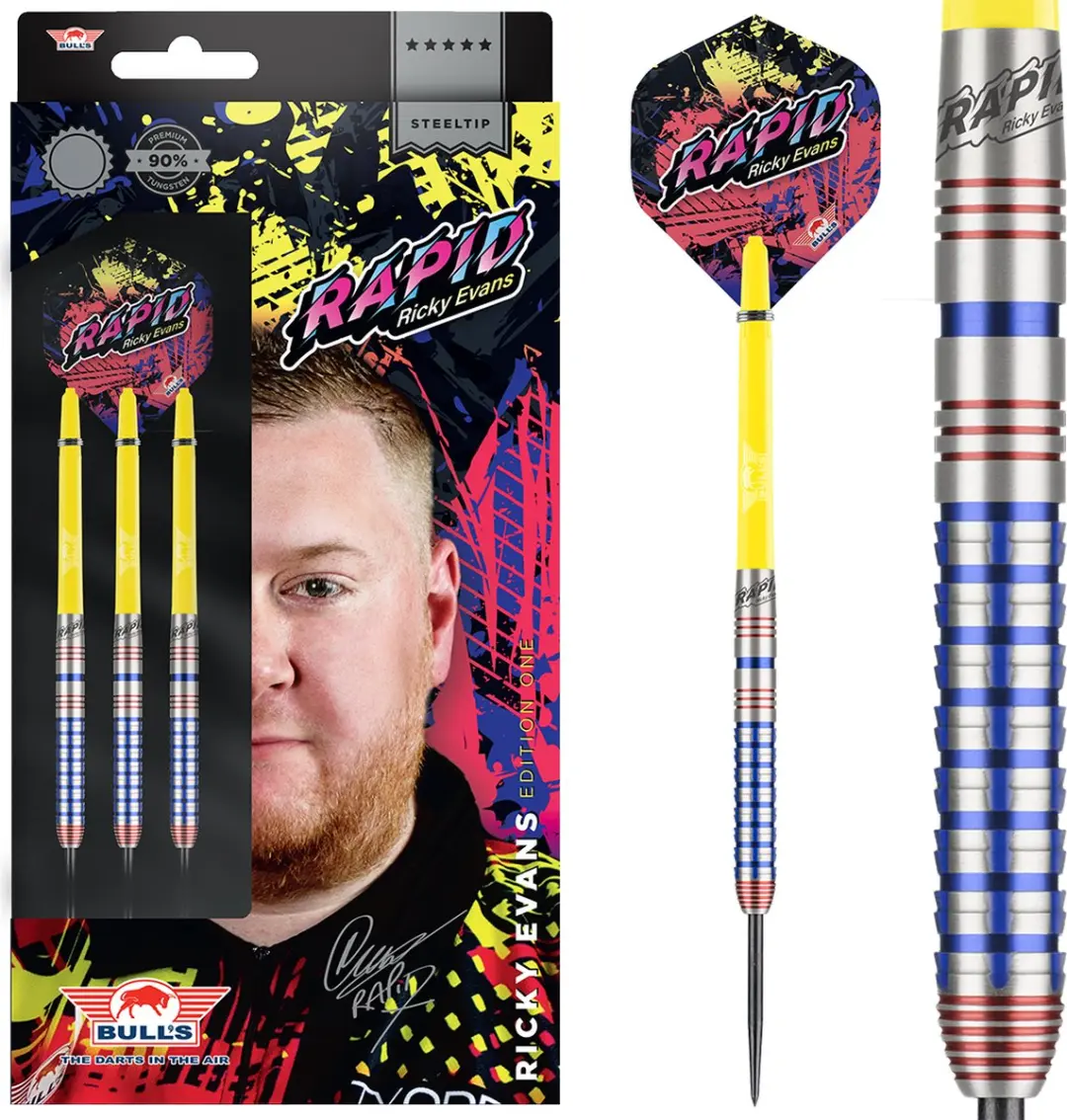 Bull's Ricky Evans Dartpijlen 24g 90% Tungsten