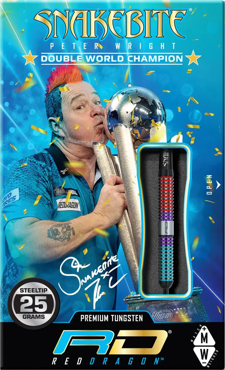 Red Dragon Peter Wright Spirit 90% Dartpijlen - 3 Stuks