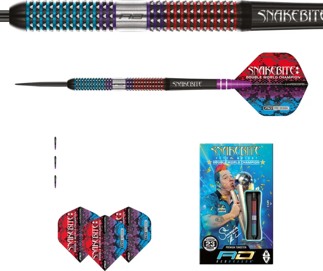 Red Dragon Peter Wright Spirit 90% Dartpijlen - 3 Stuks