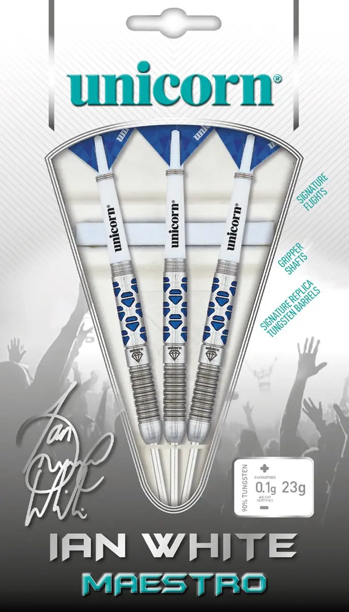 Unicorn Ian White Maestro Phase 2 90% Dartpijlen - 3 Stuks