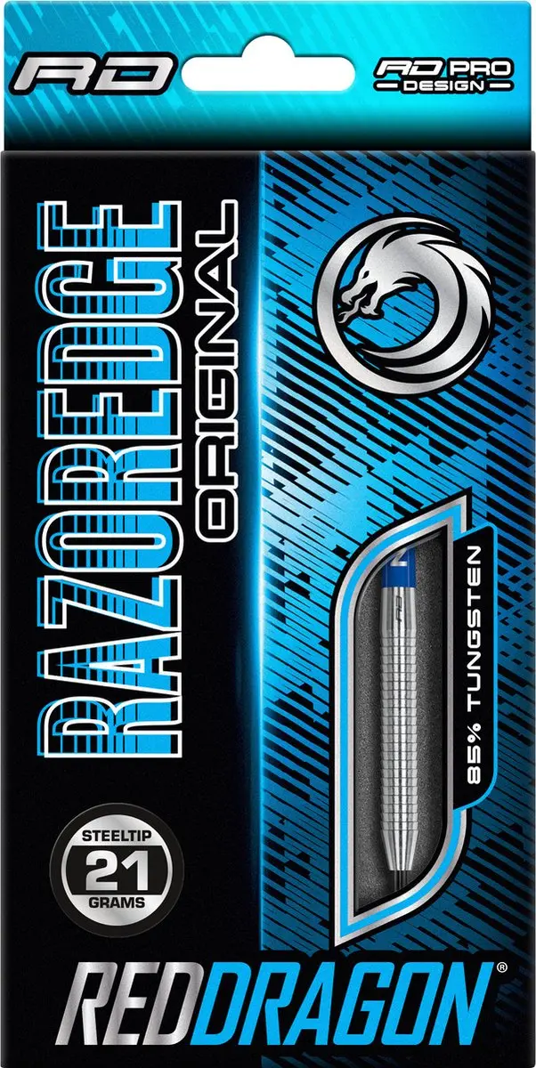 Red Dragon Razor Edge 85% Dartpijlen 3 Stuks - Zilver