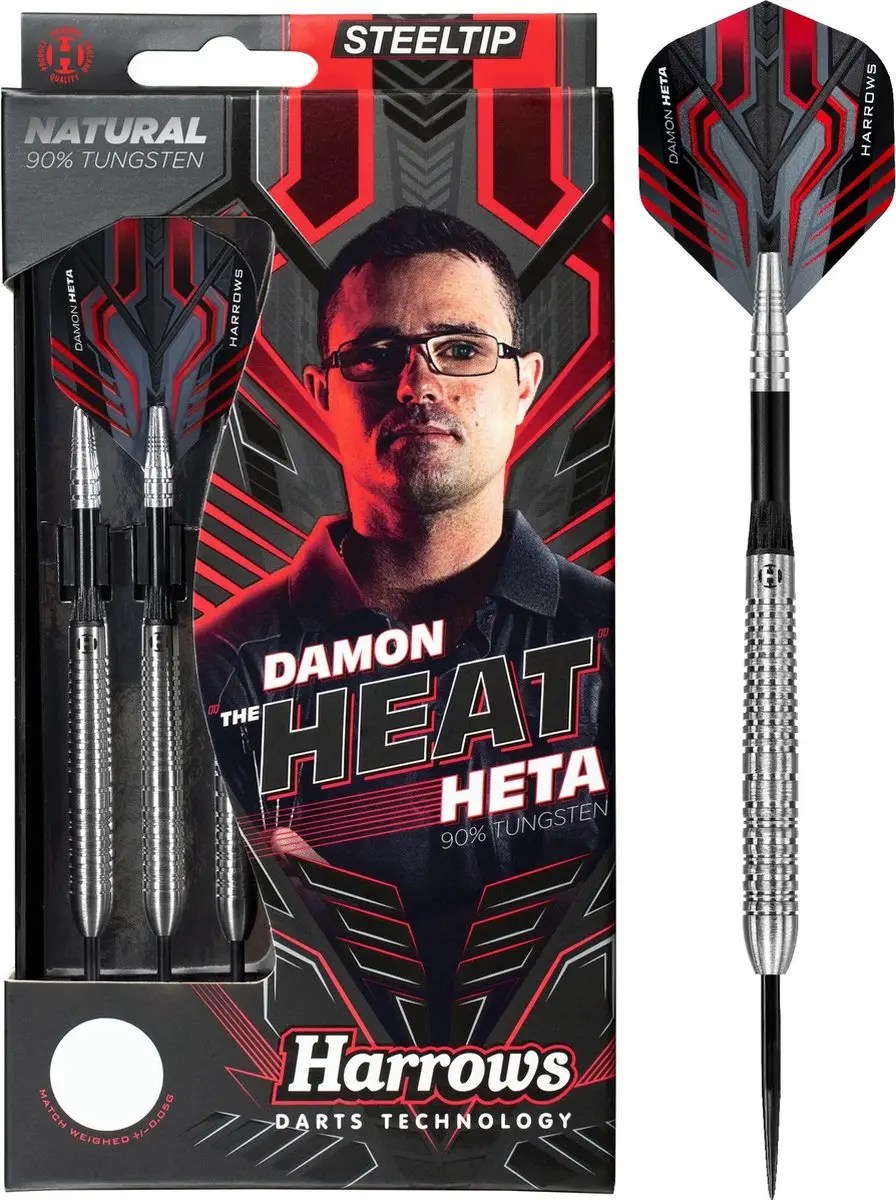 Harrows Damon Heta Natural 90% Tungsten 25g - 3 Stuks