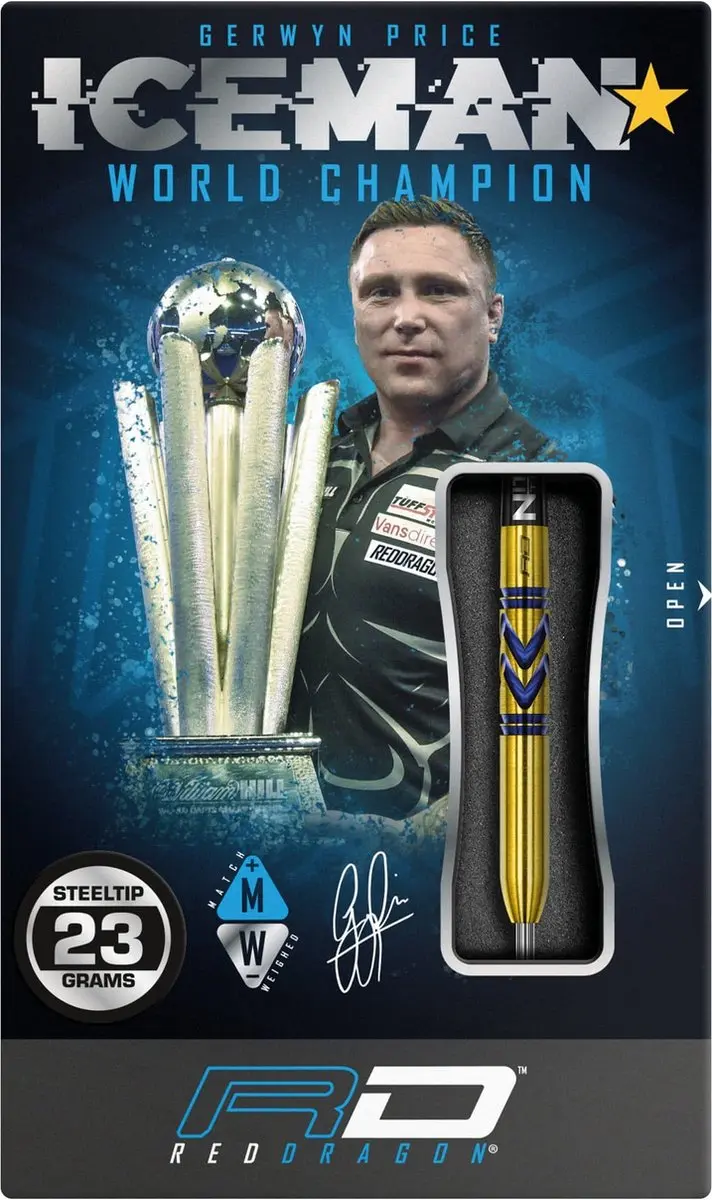 Red Dragon Gerwyn Price Avalanche-Pro Gold Dartpijlen - 3 Stuks