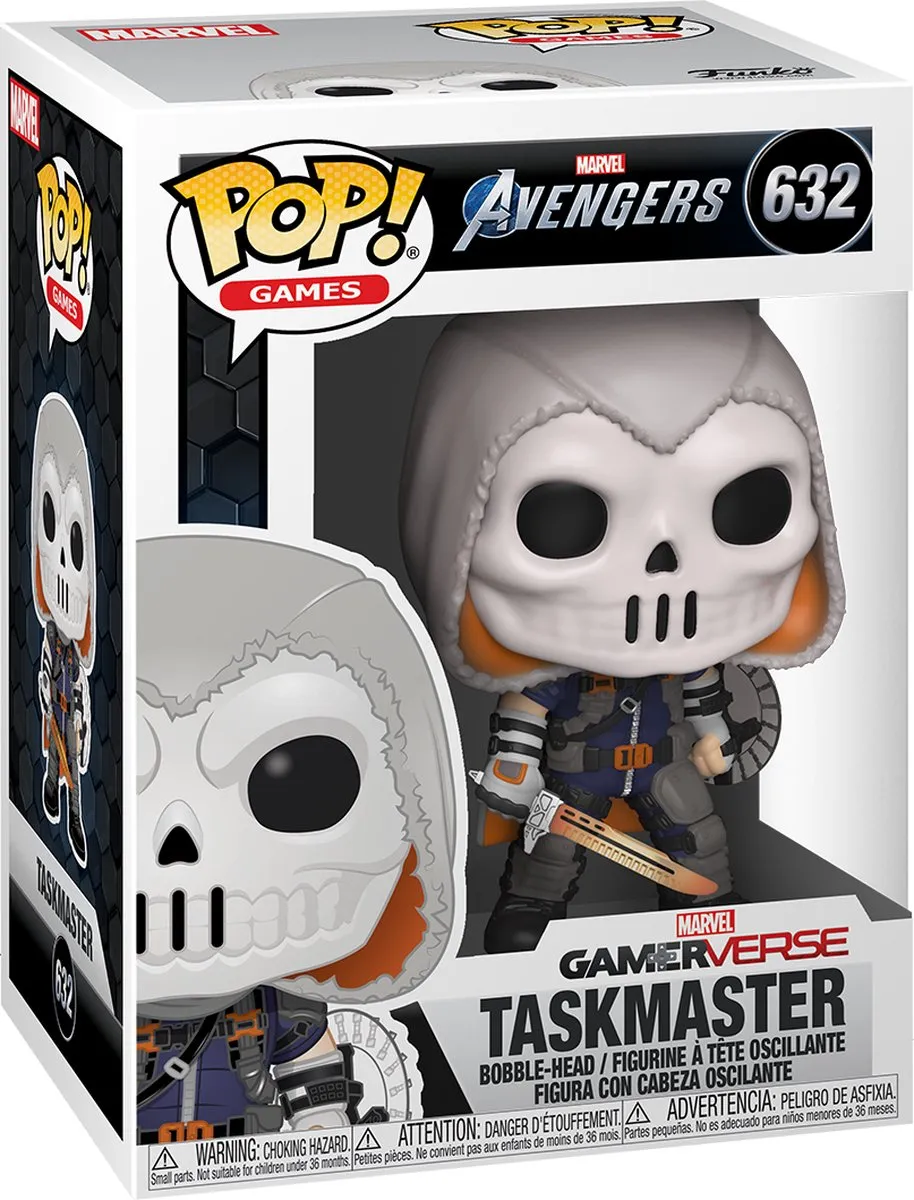 Funko POP! Marvel Avengers Game Taskmaster 47815 - Multicolor