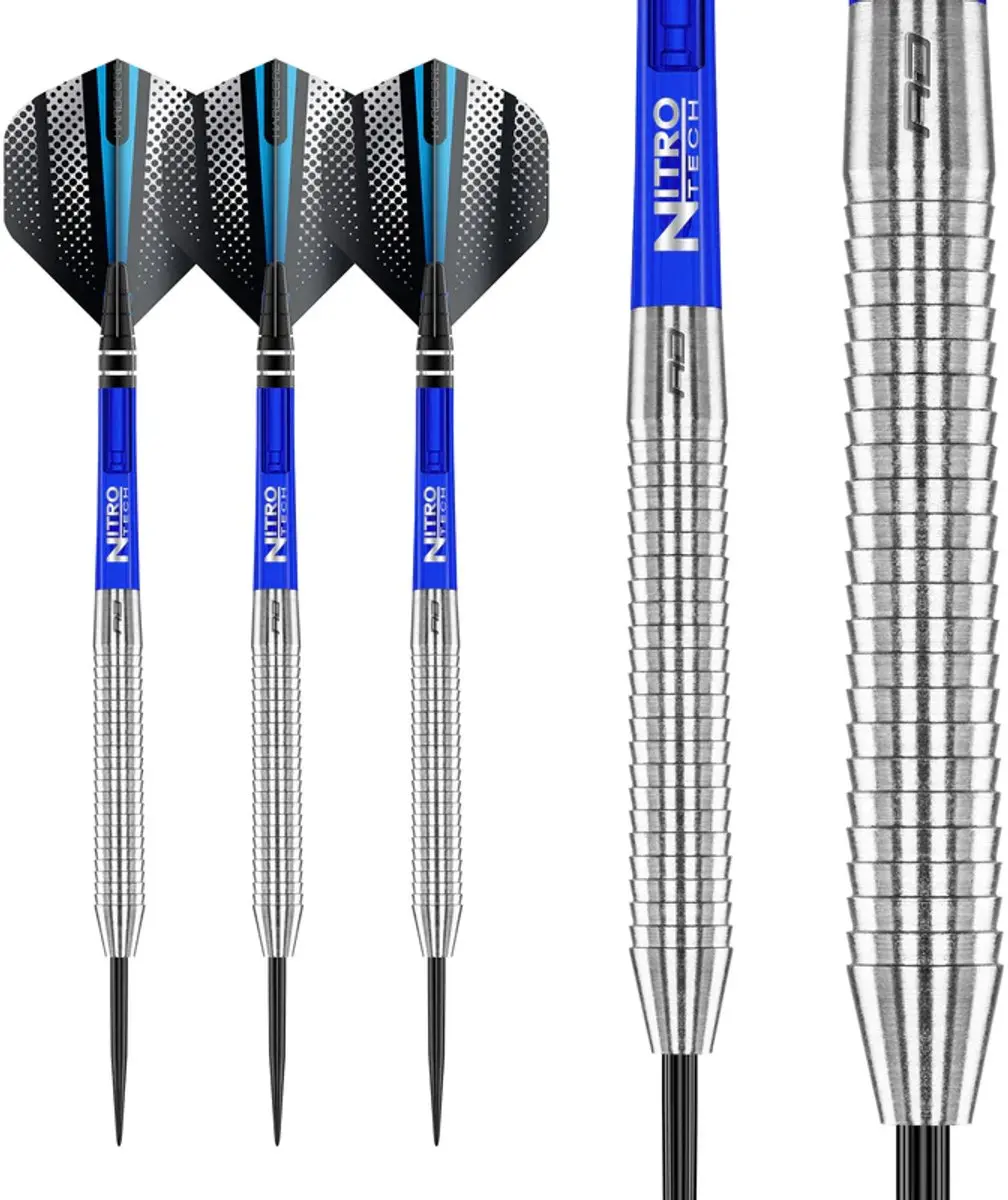Red Dragon Razor Edge 85% Dartpijlen - 3 Stuks - Blauw