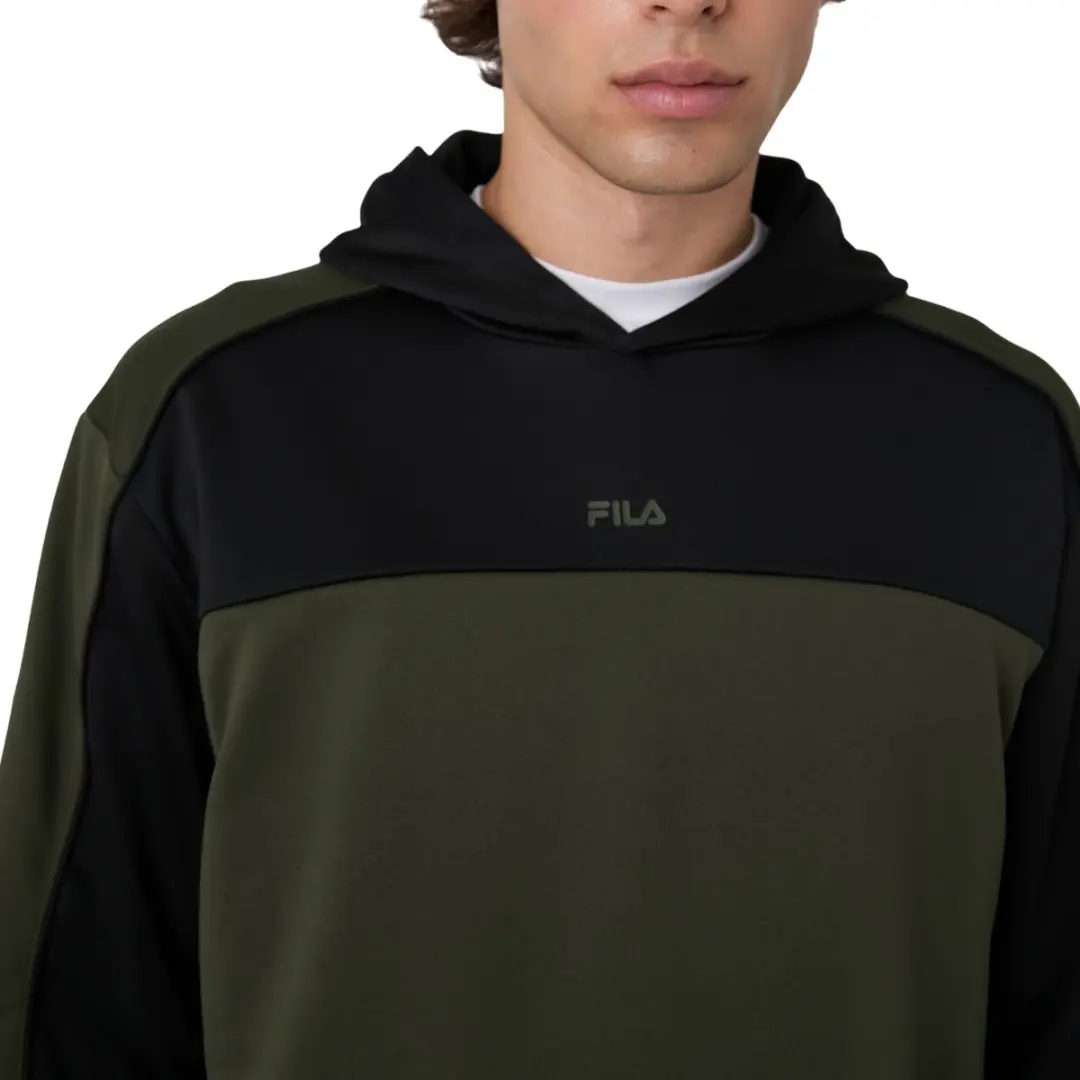 Fila Rivoli Sporttrui Heren - M - Olijfgroen-Zwart