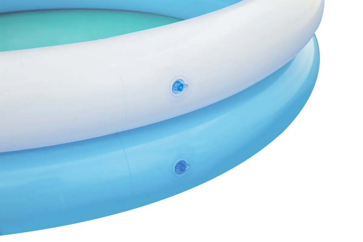 Bestway 53157 Opblaasbaar Zwembad 163x127x92cm - Blauw/Wit - afbeelding 6 van 6