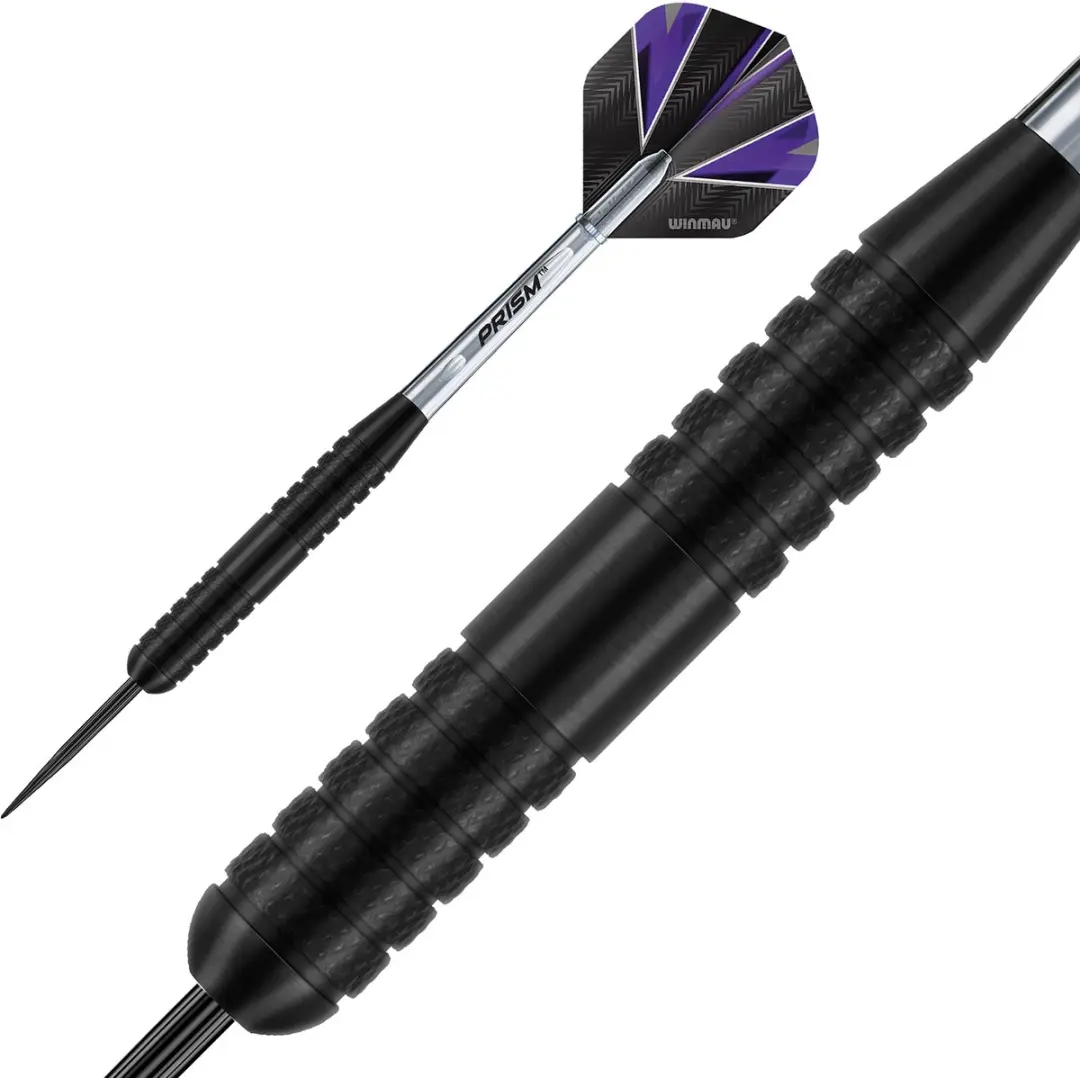 Winmau Apocalypse 3 Brass Dartpijlen - 3 Stuks - Zwart - afbeelding 6 van 6