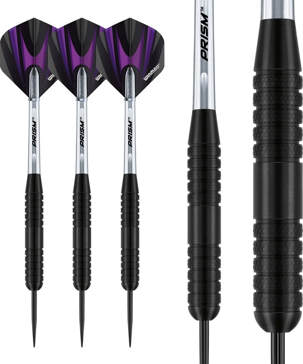 Winmau Apocalypse 3 Brass Dartpijlen - 3 Stuks - Zwart