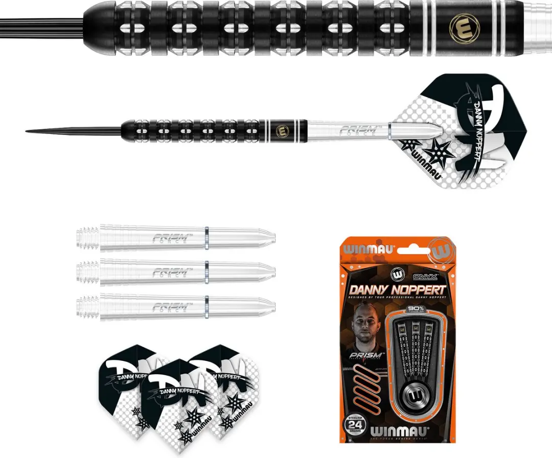 Winmau Danny Noppert Freeze: Edition Steeltip Tungsten Dartpijlen 24g - 3 Stuks