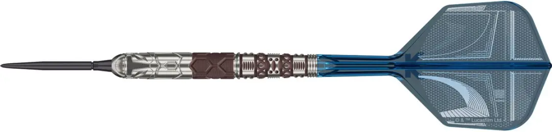 Target Star Wars Mandalorian Darts 22g/24g/26g - 3 Stuks - Zilver/Bruin