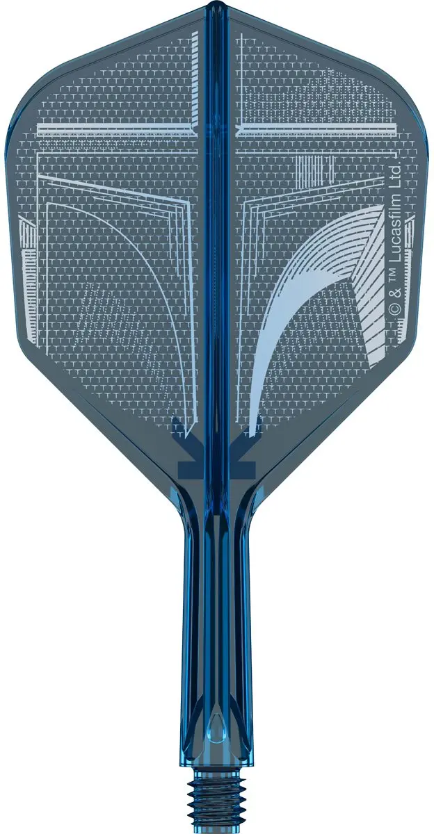Target Star Wars Mandalorian Darts 22g/24g/26g - 3 Stuks - Zilver/Bruin - afbeelding 6 van 6