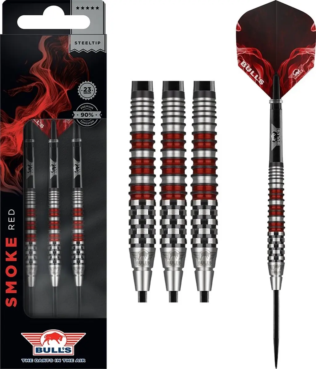 Bull's Smoke 90% Red Flare 23g - 3 Stuks