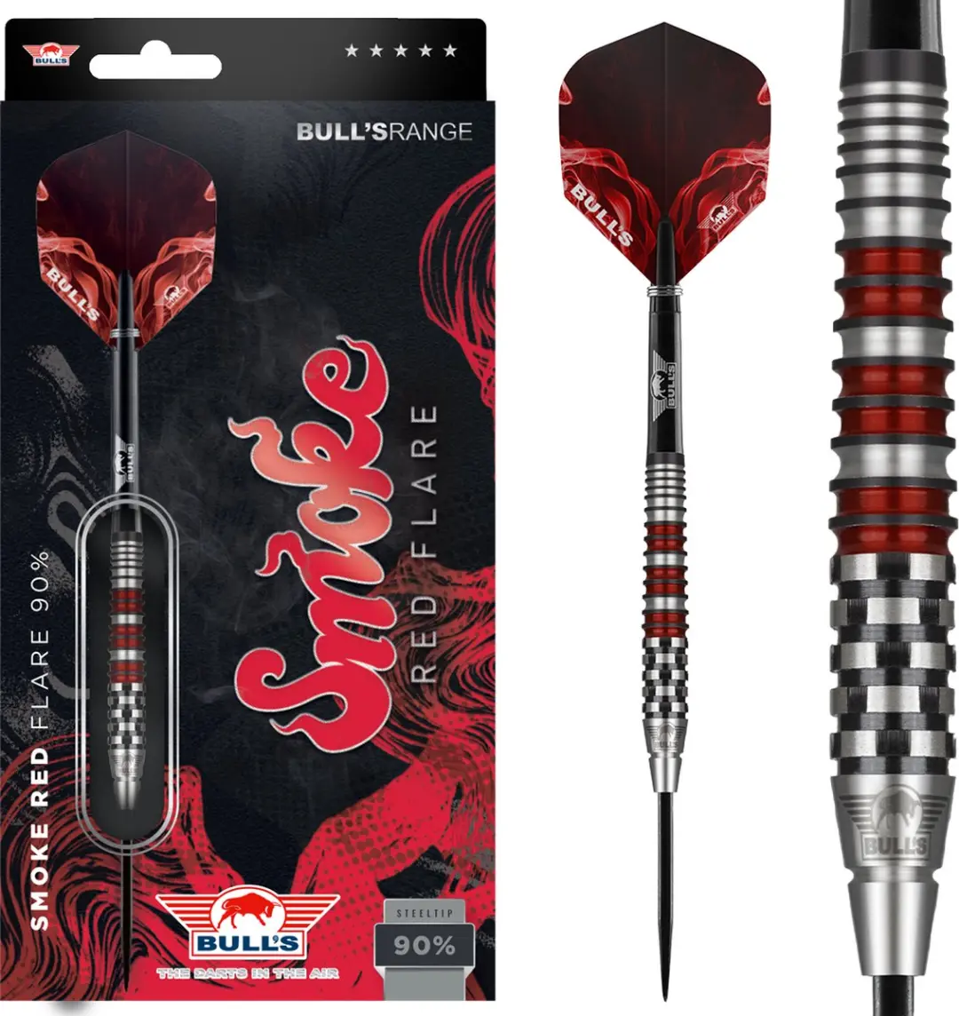 Bull's Smoke 90% Red Flare 23g - 3 Stuks