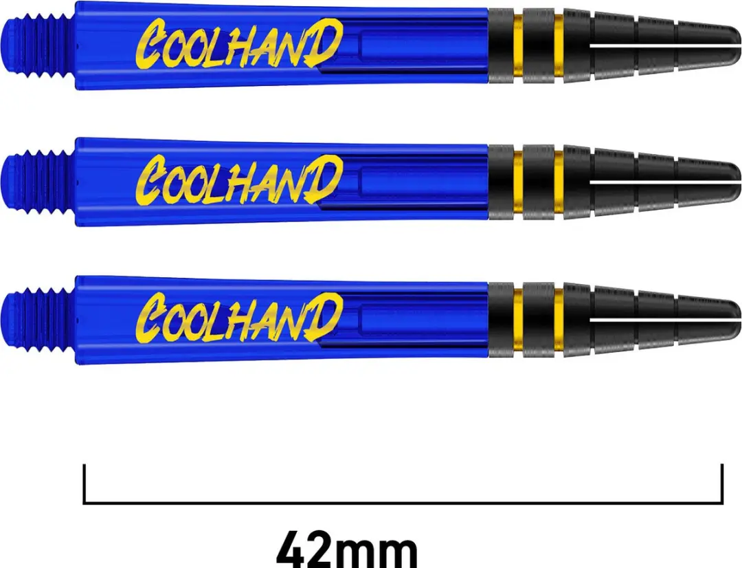 Red Dragon Luke Humphries Nitrotech Dart Shafts TC837 - 3 Stuks - Blauw