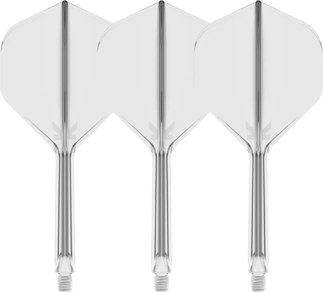 Target K-Flex Clear NO2 Dart Flights Short 19mm - 410025
