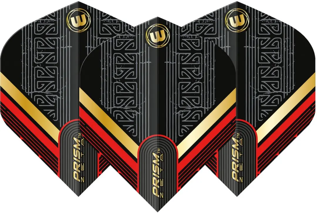 Winmau Prism Zeta Valhalla Dart Flights - 3 Stuks - Zwart