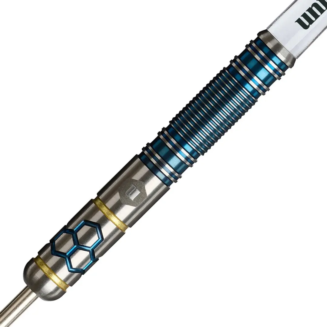 Unicorn Hexium 2 Dartpijlen 3 Stuks - Blauw/Gold