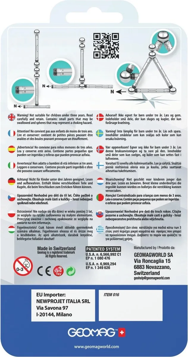 Geomag Pro-l Compas 7-delig Zilver
