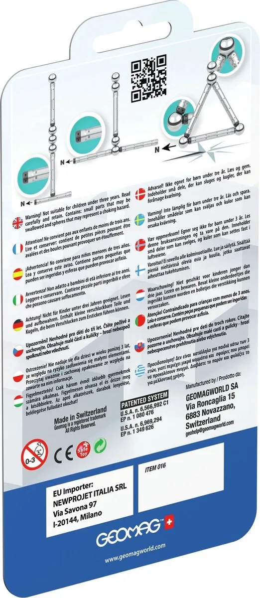 Geomag Pro-l Compas 7-delig Zilver