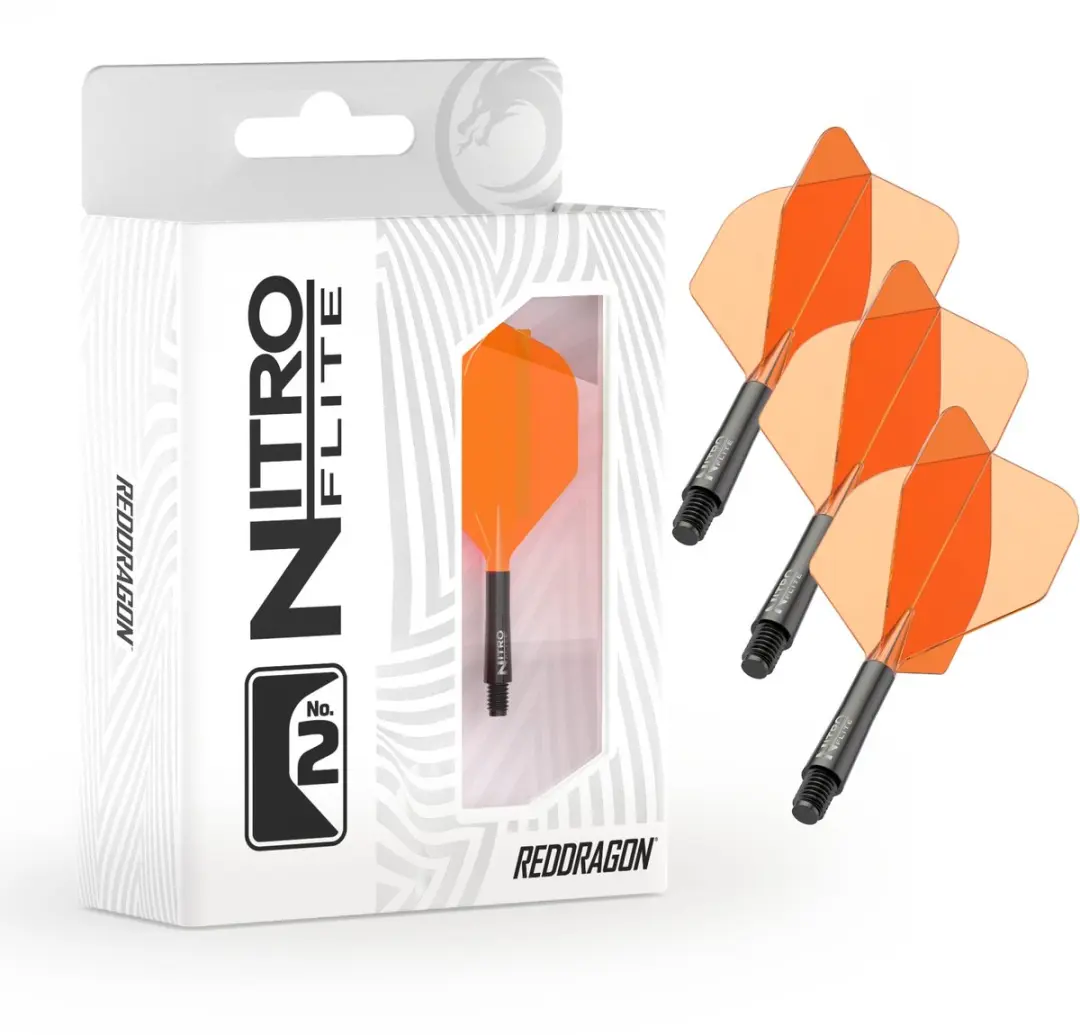 Red Dragon Nitro Flite Dart Flights X1084 - 3 Stuks
