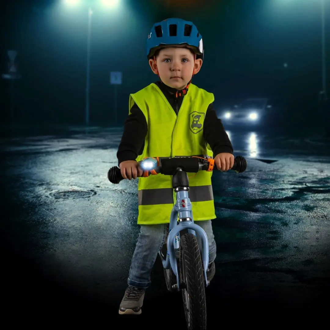 Reer MyBuddyGuard Reflecterend Veiligheidsvest 92/104 - Fluorescerend Geel - afbeelding 6 van 6