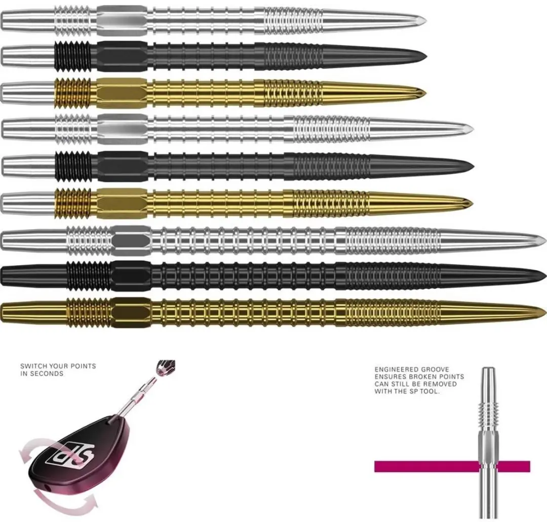 Target Swiss Points Firepoint 340030 - 3 Stuks