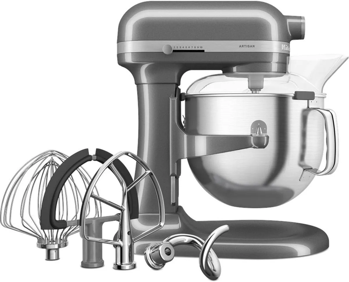 KitchenAid Artisan Keukenmachine 375W - 11 Snelheden - 6,6L - Tingrijs