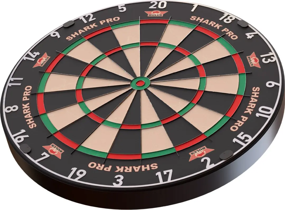 Bull's Shark Pro Dartbord BU-68012 - 45cm - Inclusief bevestiging