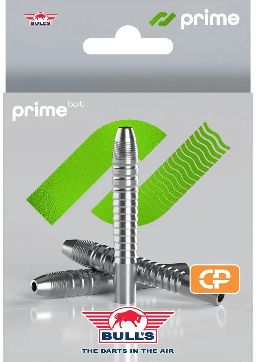 Bull's Prime Bolt Convertible Point 90% Dartpijlen - 3 Stuks - Zilver
