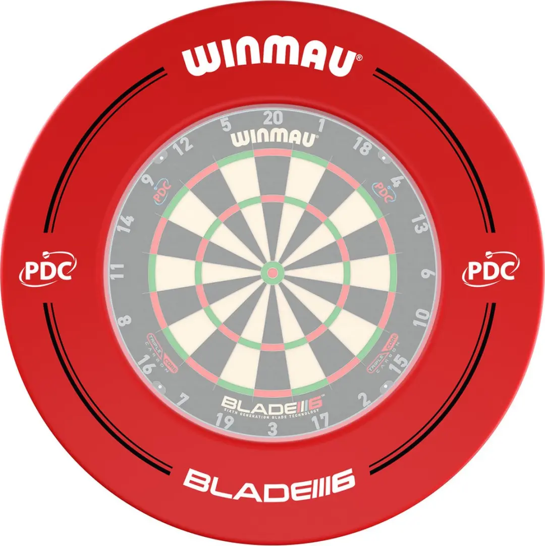 Winmau PDC Red Dart Surround - Rood