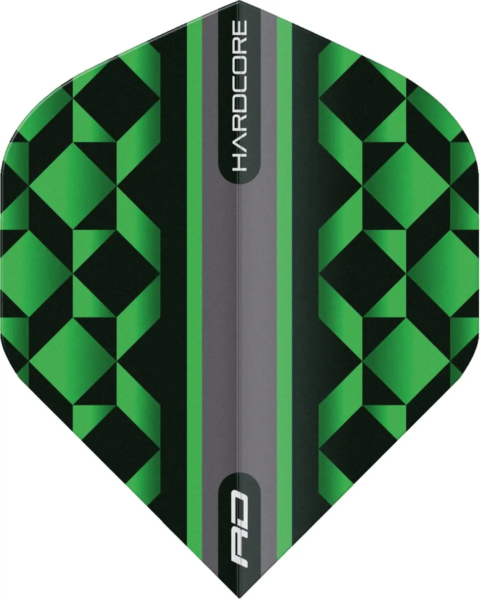 Red Dragon Hardcore Radical Dart Flights TF6809 - 3 Stuks - Groen