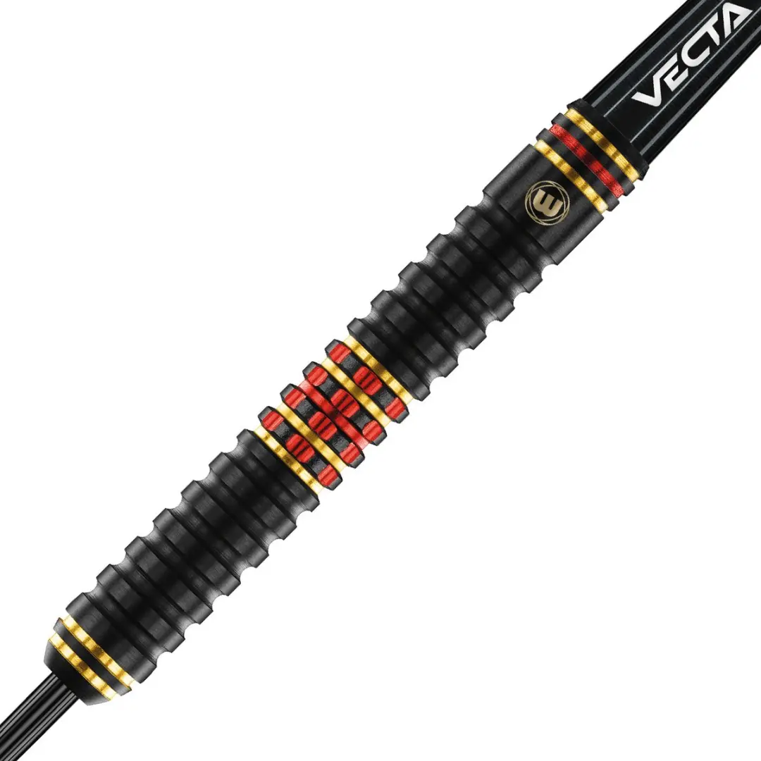Winmau Valhalla Dual Core Dartpijlen - 3 Stuks - Rood/Zwart/Goud