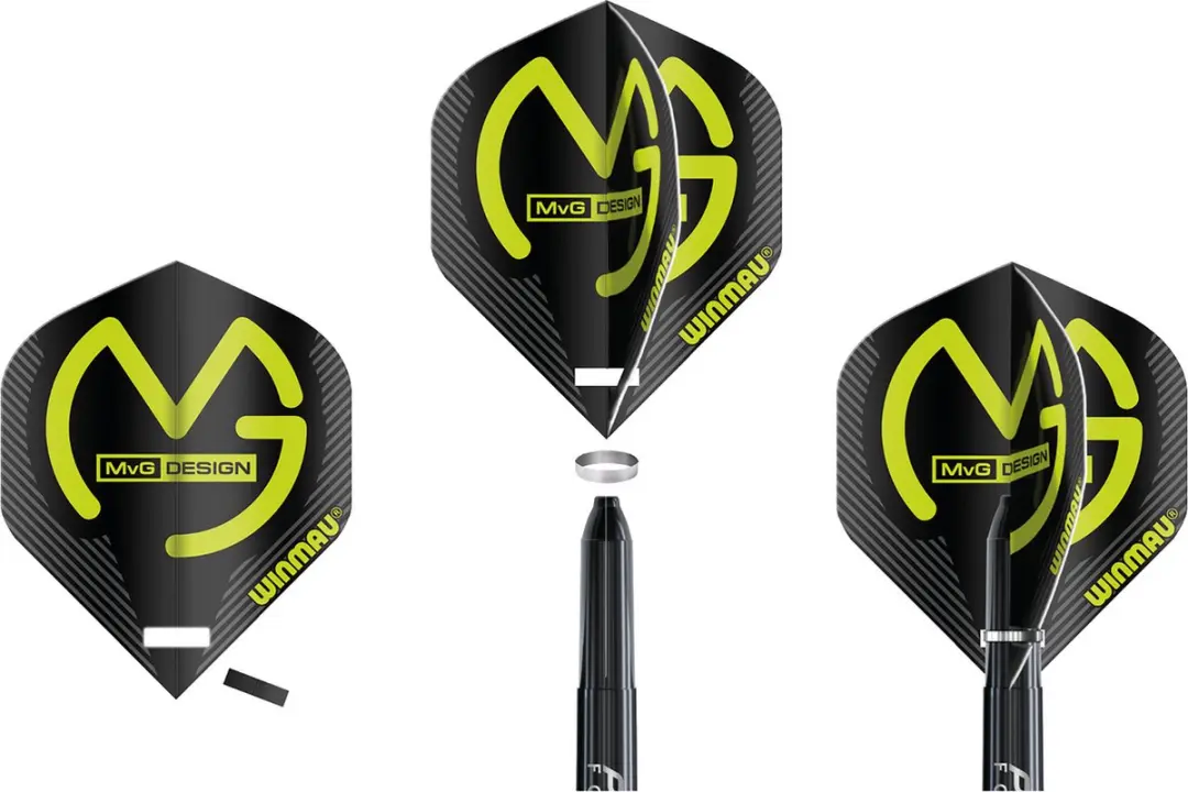 Winmau MVG Flight Punch Machine 8130 - Zwart/Wit