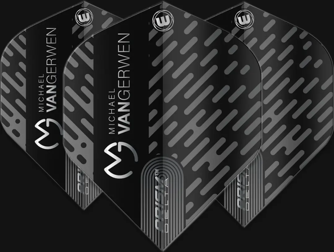Winmau Michael van Gerwen Prism Flight Collection V2 Dart Flights - 3 Stuks - Groen/Zwart