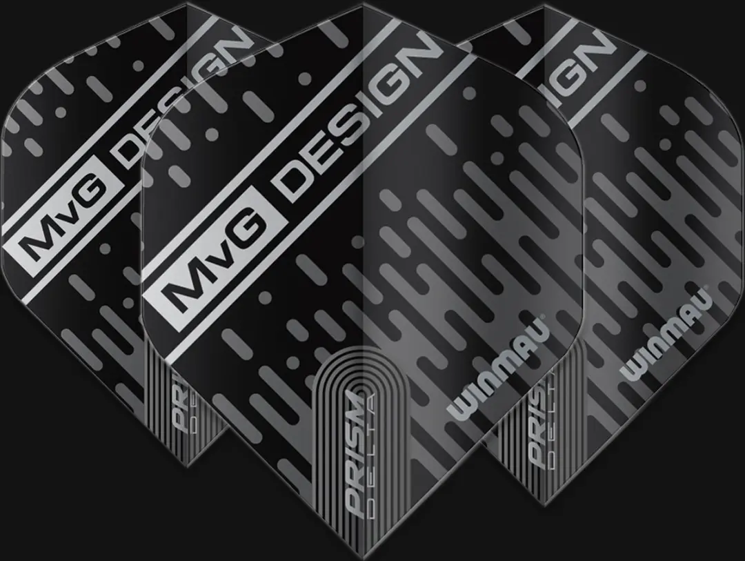 Winmau Michael van Gerwen Prism Flight Collection V2 Dart Flights - 3 Stuks - Groen/Zwart